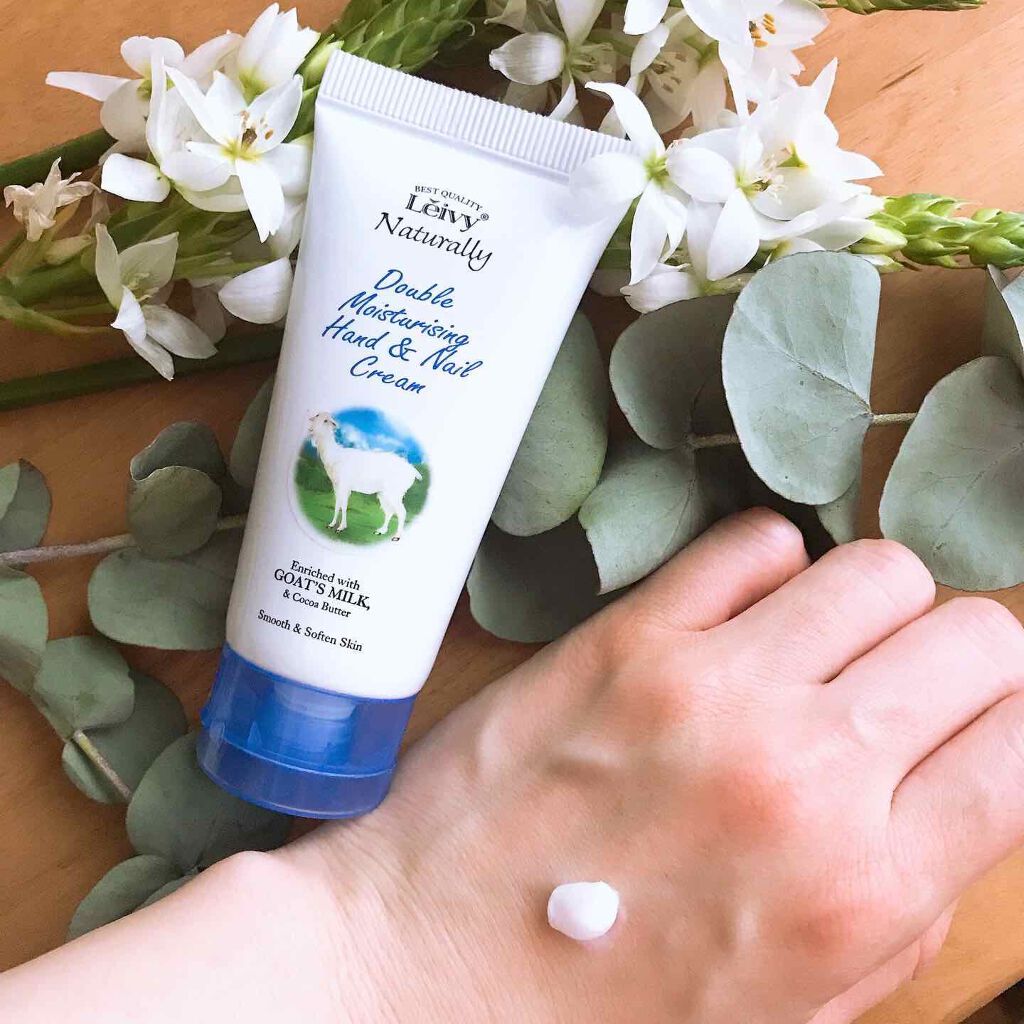レイヴィー ハンド＆ネイルクリームゴートミルク/Leivy/ハンドクリームを使ったクチコミ（1枚目）