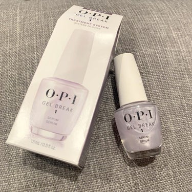 O・P・I ジェルブレイク セラム ベースコートのクチコミ「ジェルネイルをいったんお休みしているけど
なんとなく爪が寂しかったりして、
あと、めちゃ爪が傷.....」（1枚目）