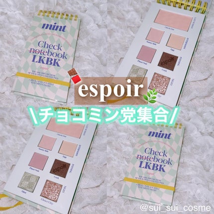 2021 F/Wルックブックパレット/espoir/アイシャドウパレットを使ったクチコミ(1枚目)