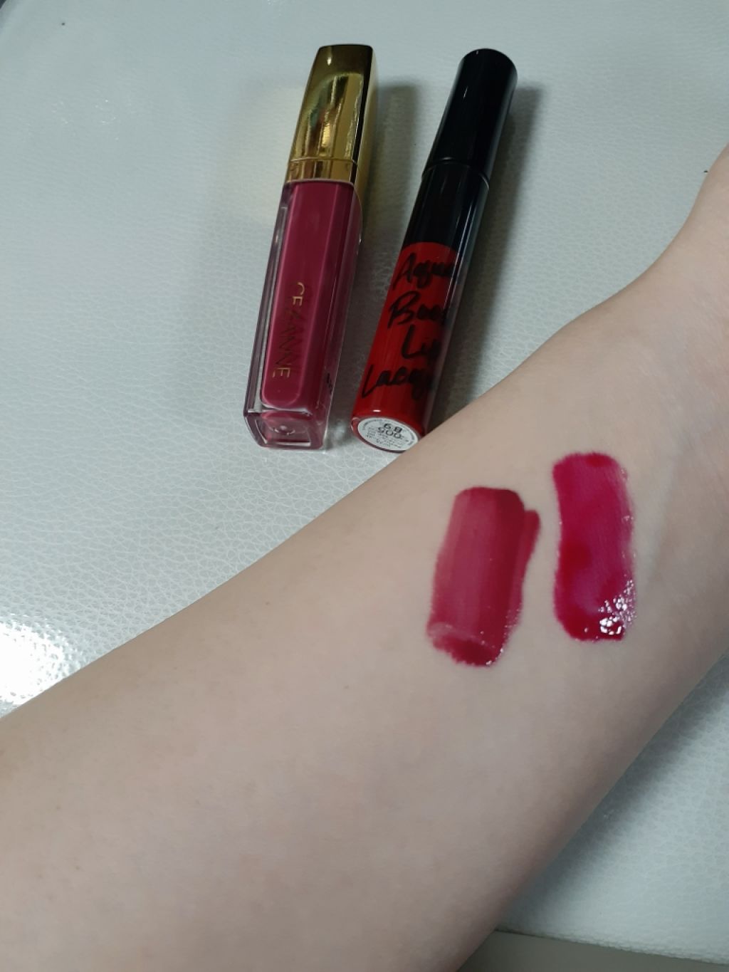 アクアリィ ブースト リップラッカー/リンメル ロンドン/リップグロスを使ったクチコミ（1枚目）