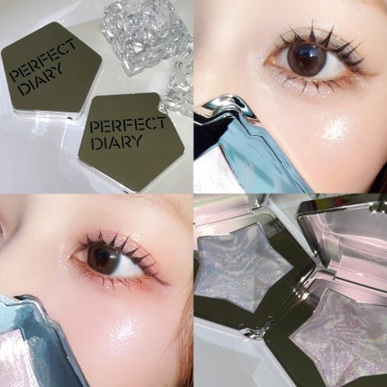 スターダストダイヤモンドハイライトパウダー/PERFECT DIARY/パウダーハイライトを使ったクチコミ(6枚目)