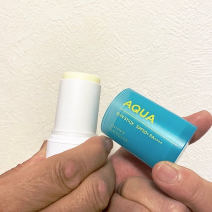 ミシャ オールアラウンド セーフブロック サンスティック アクア<SPF50+/PA++++>/MISSHA/日焼け止めスティックを使ったクチコミ(1枚目)