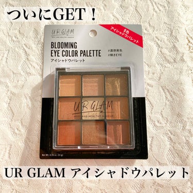 UR GLAM　BLOOMING EYE COLOR PALETTE/U R GLAM/パウダーアイシャドウを使ったクチコミ（1枚目）