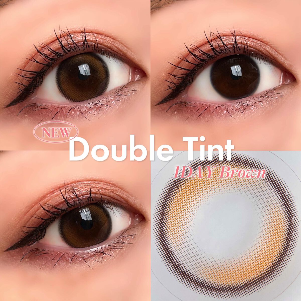 Double Tint 1day/OLENS/カラーコンタクトレンズを使ったクチコミ（3枚目）