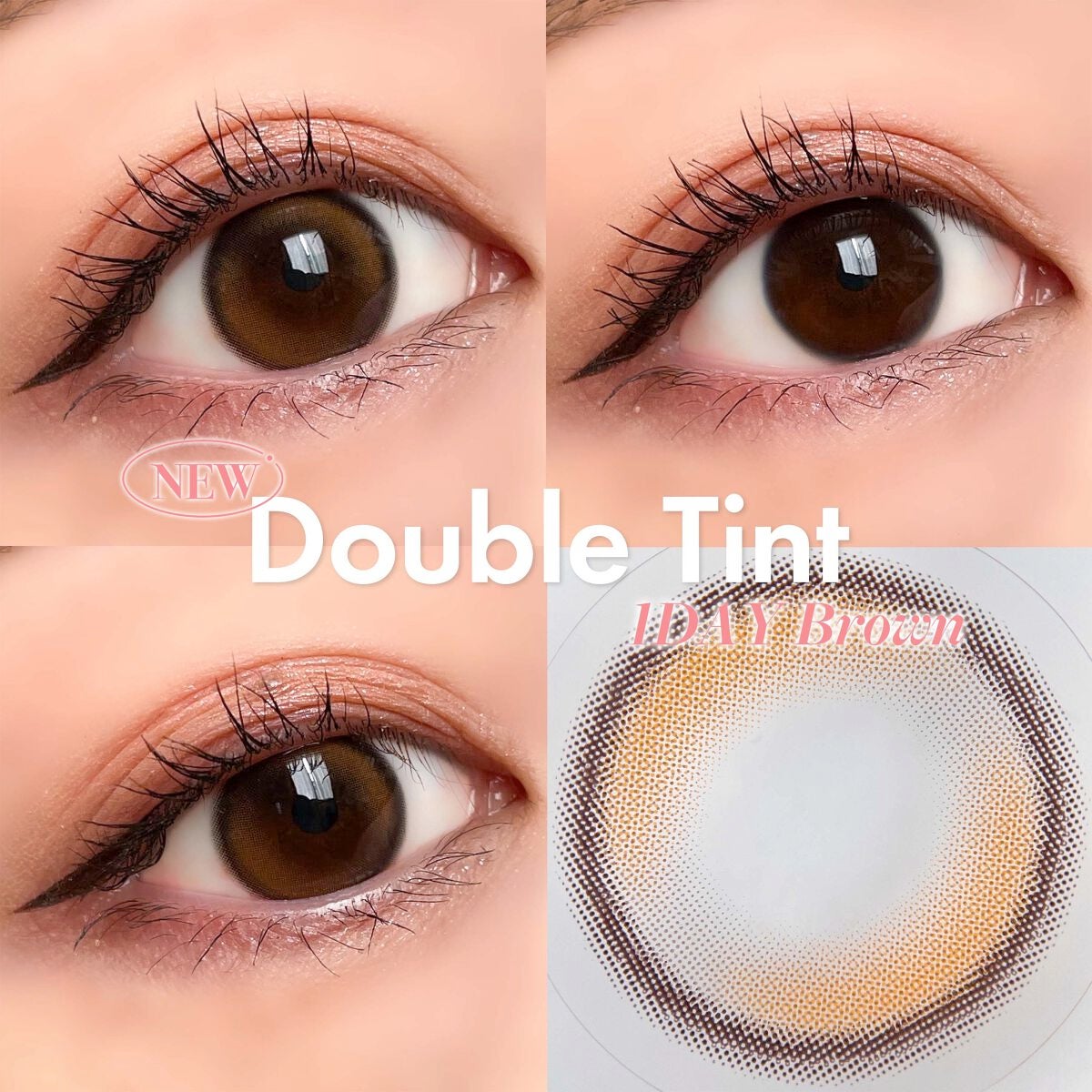 Double Tint 1day/OLENS/カラーコンタクトレンズを使ったクチコミ(3枚目)