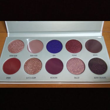 10M MIDNIGHT GLEAMIN' ARTISTRY PALETTE/Morphe/アイシャドウパレットを使ったクチコミ（3枚目）