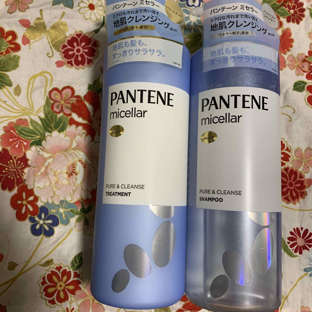 PRO-V ミセラー ピュア＆クレンズ ノンシリコンシャンプー/トリートメント/パンテーン/市販シャンプーを使ったクチコミ（1枚目）