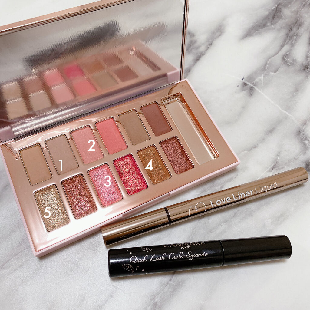 バレンタインボックス3ローズモーメント/VAVI MELLO/アイシャドウパレットを使ったクチコミ（2枚目）