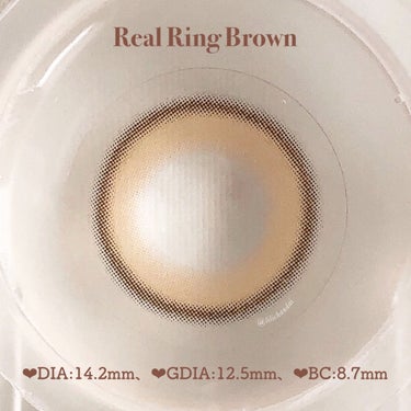 Real Ring 1day ブラウン/OLENS/ワンデー（１DAY）カラコンを使ったクチコミ（3枚目）