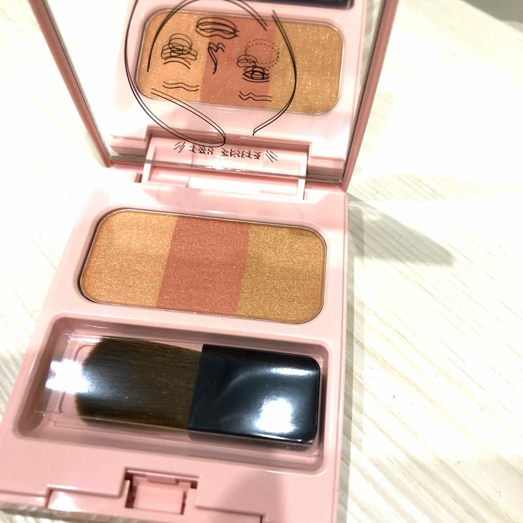 ブレンドチークカラー/WHOMEE/パウダーチークを使ったクチコミ（1枚目）