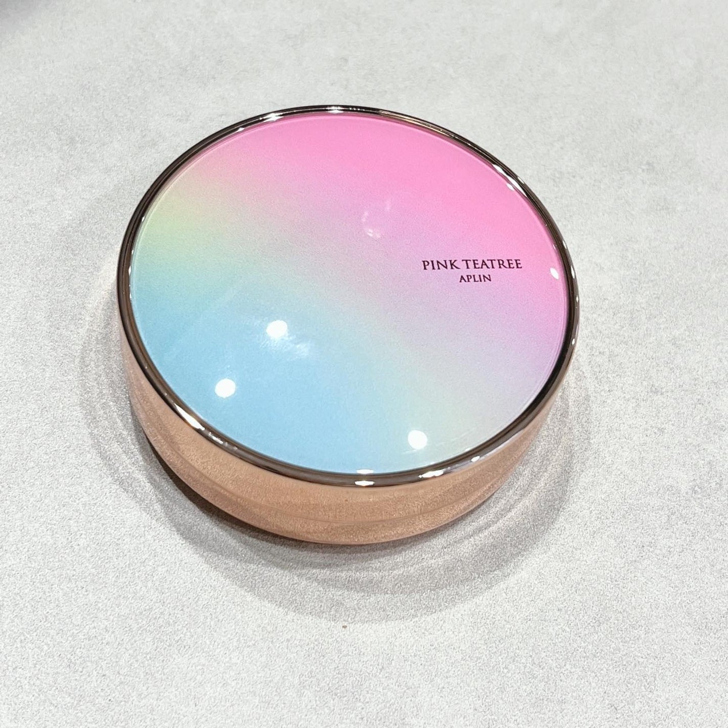 ピンクティーツリーカバークッション/APLIN/クッションファンデーションを使ったクチコミ(3枚目)