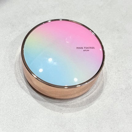 ピンクティーツリーカバークッション/APLIN/クッションファンデーションを使ったクチコミ(3枚目)