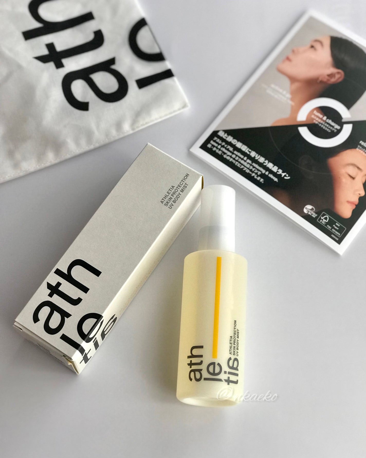 アスレティア スキンプロテクション UVボディミスト/athletia/日焼け止めミスト・スプレーを使ったクチコミ(1枚目)