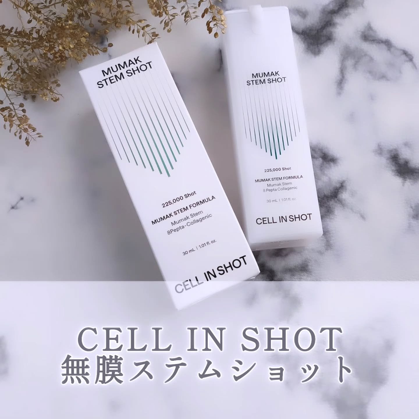 無膜ステムショット/CELLINSHOT/美容液を使ったクチコミ（1枚目）