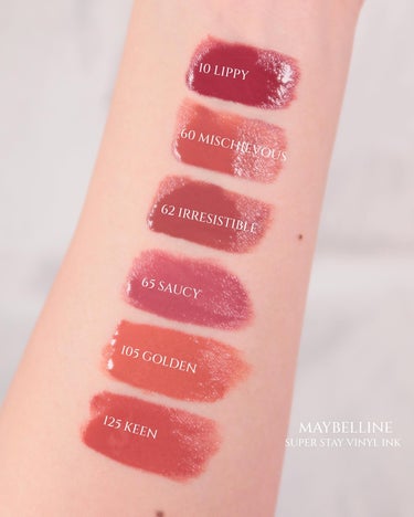 MAYBELLINE NEW YORK SPステイ ヴィニルインクのクチコミ「
⁡
𝗠𝗔𝗬𝗕𝗘𝗟𝗟𝗜𝗡𝗘 @maybelline 
𝗦𝗨𝗣𝗘𝗥 𝗦𝗧𝗔𝗬 𝗩𝗜𝗡𝗬𝗟 𝗜𝗡𝗞.....」（2枚目）