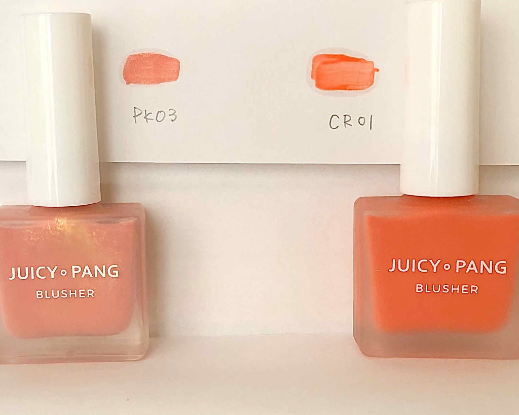 ジューシー パン ウォーター ブラッシャー/A’pieu/リキッドチークを使ったクチコミ(1枚目)