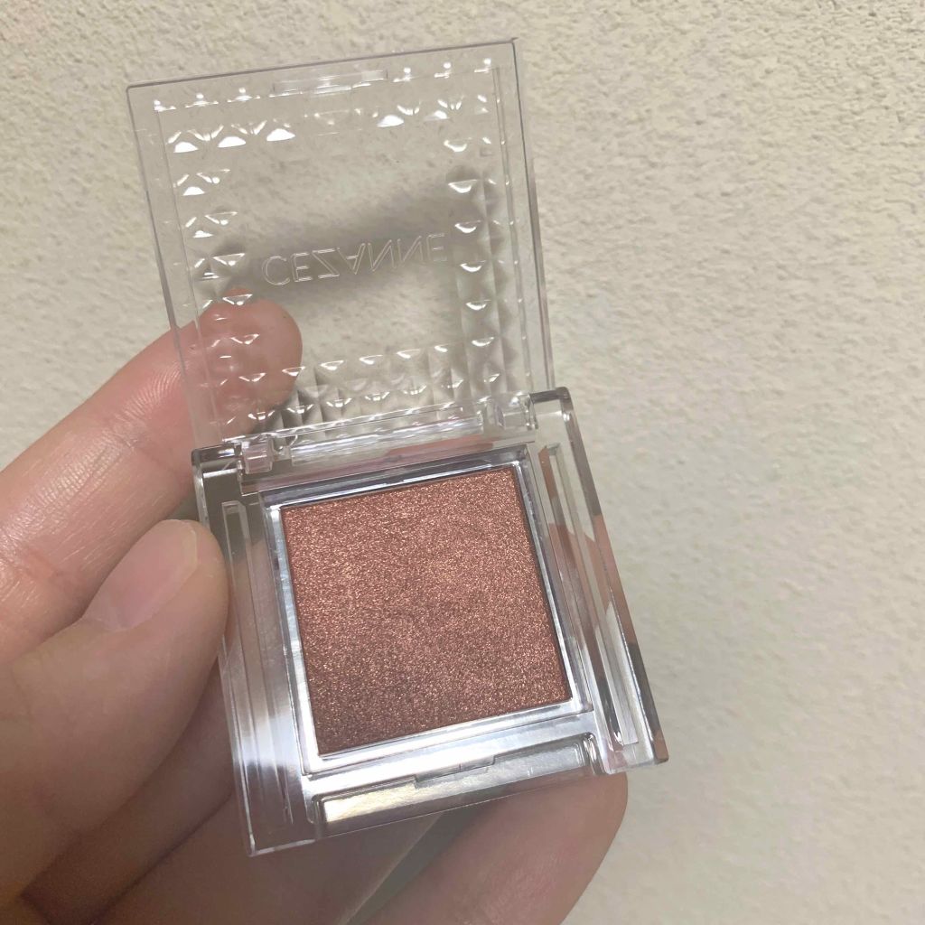 シングルカラーアイシャドウ/CEZANNE/単色アイシャドウを使ったクチコミ（2枚目）