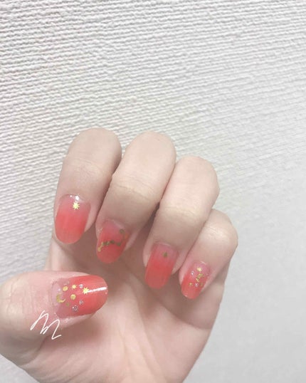 ネイルシール/Qoo10/ネイルシールを使ったクチコミ(2枚目)