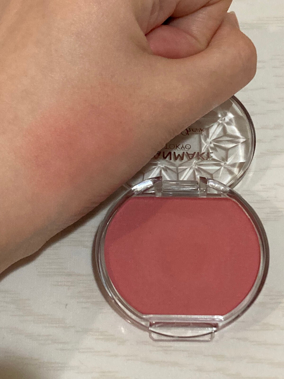 クリームチーク(マットタイプ)/キャンメイク/ジェル・クリームチークを使ったクチコミ(3枚目)