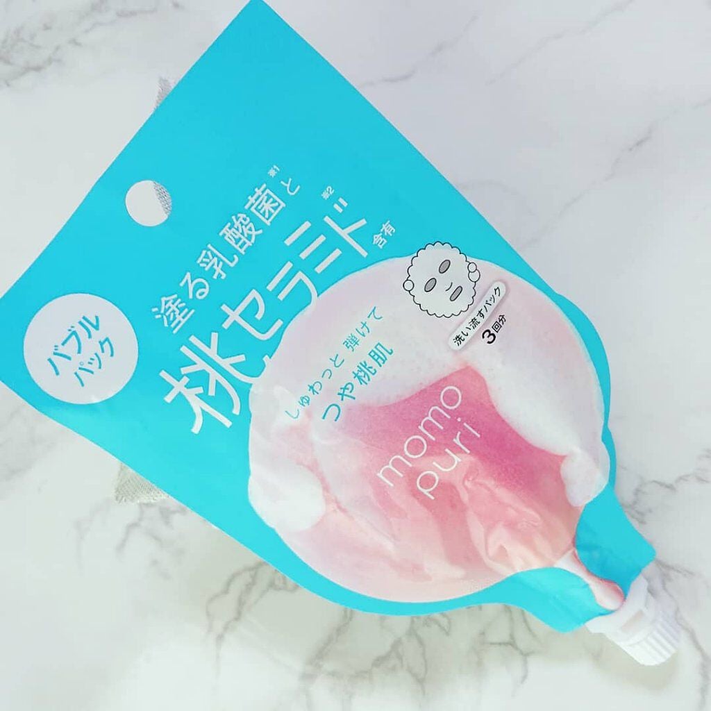 ももぷり フレッシュバブルパック/ももぷり/洗い流すパック・マスクを使ったクチコミ(4枚目)