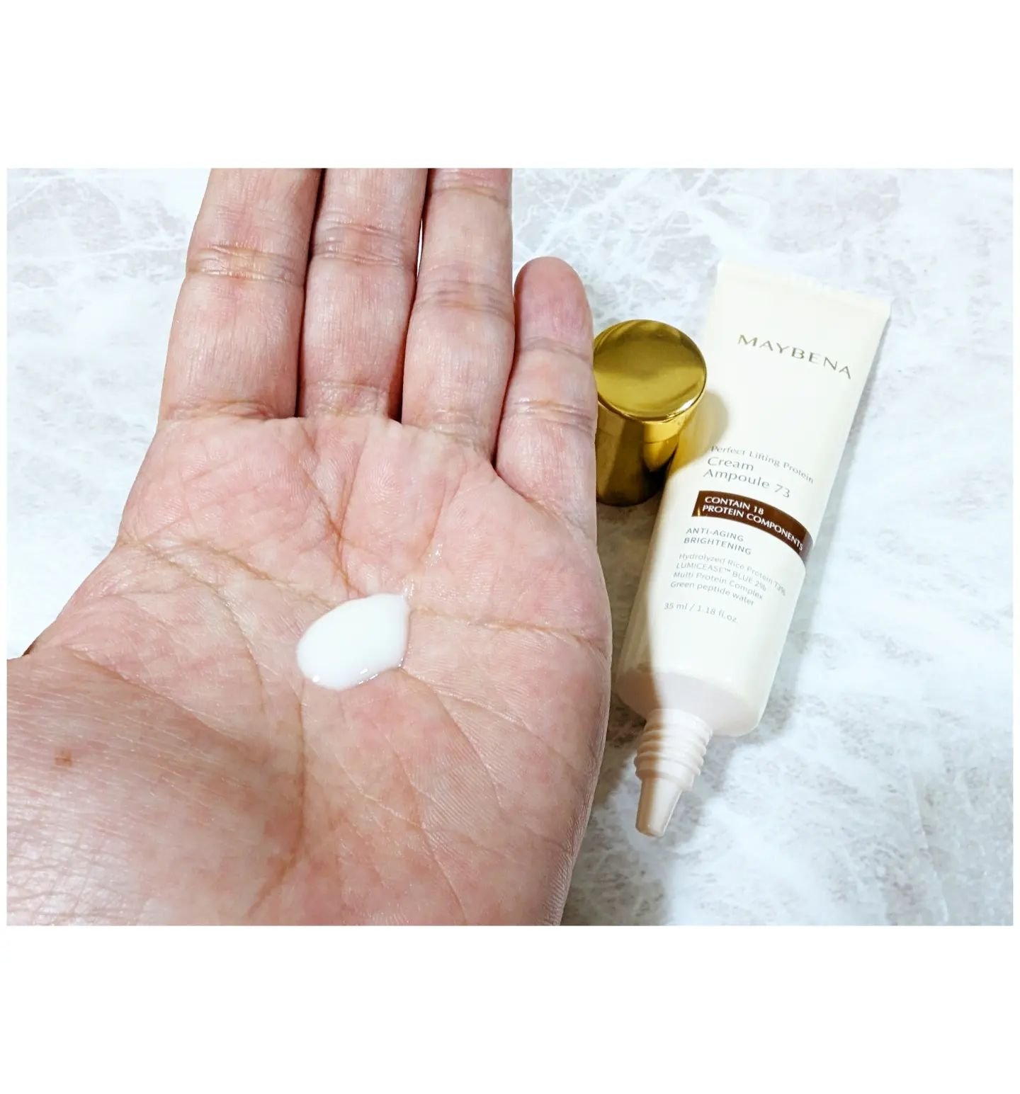 73シワクリーム/MAYBENA/フェイスクリームを使ったクチコミ（2枚目）