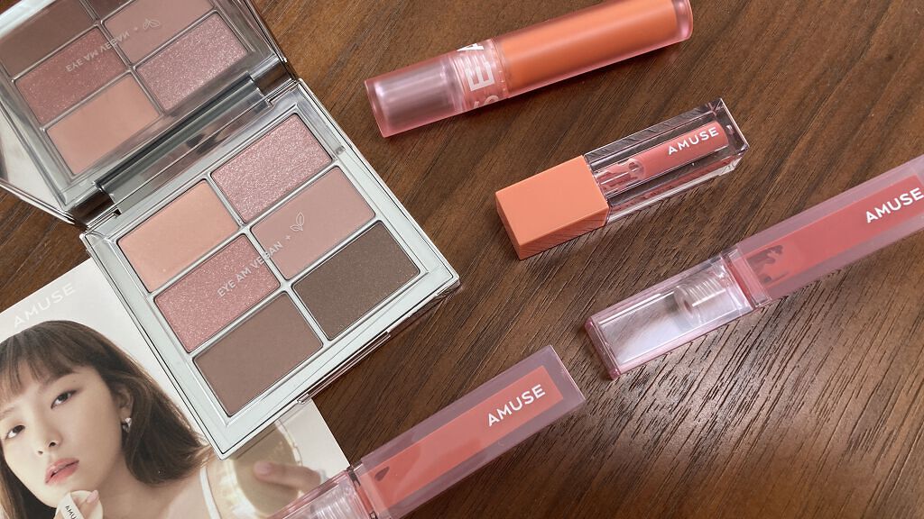 ソフトクリームチーク 14 Nude Carrot/AMUSE/リキッドチークを使ったクチコミ（2枚目）