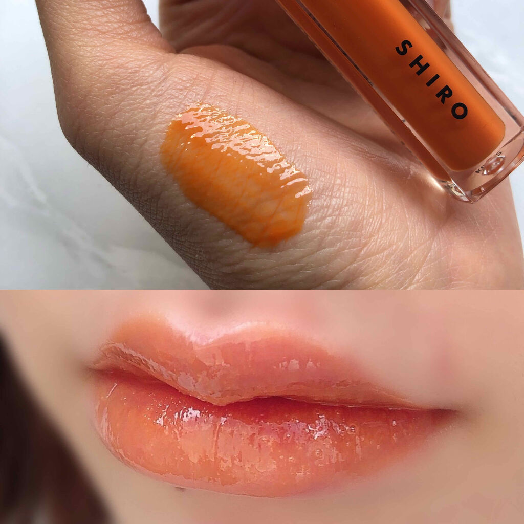 エッセンスリップオイルカラー/SHIRO/リップオイルを使ったクチコミ（2枚目）