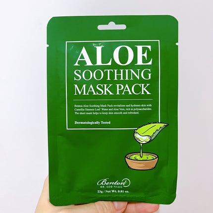 アロエスージングマスクパック/BENTON/シートマスク・パックを使ったクチコミ(1枚目)