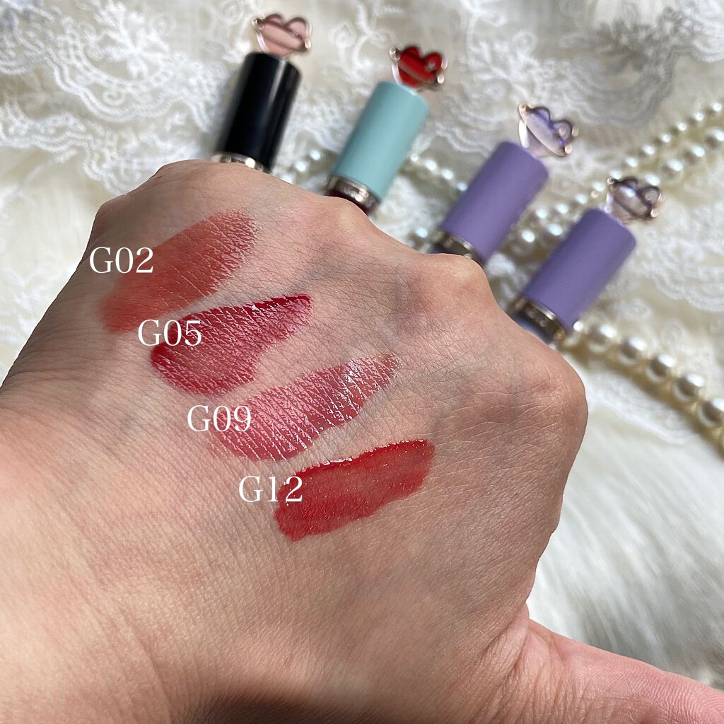 グリスニングウォータリングティント/FlowerKnows/リップティントを使ったクチコミ(9枚目)