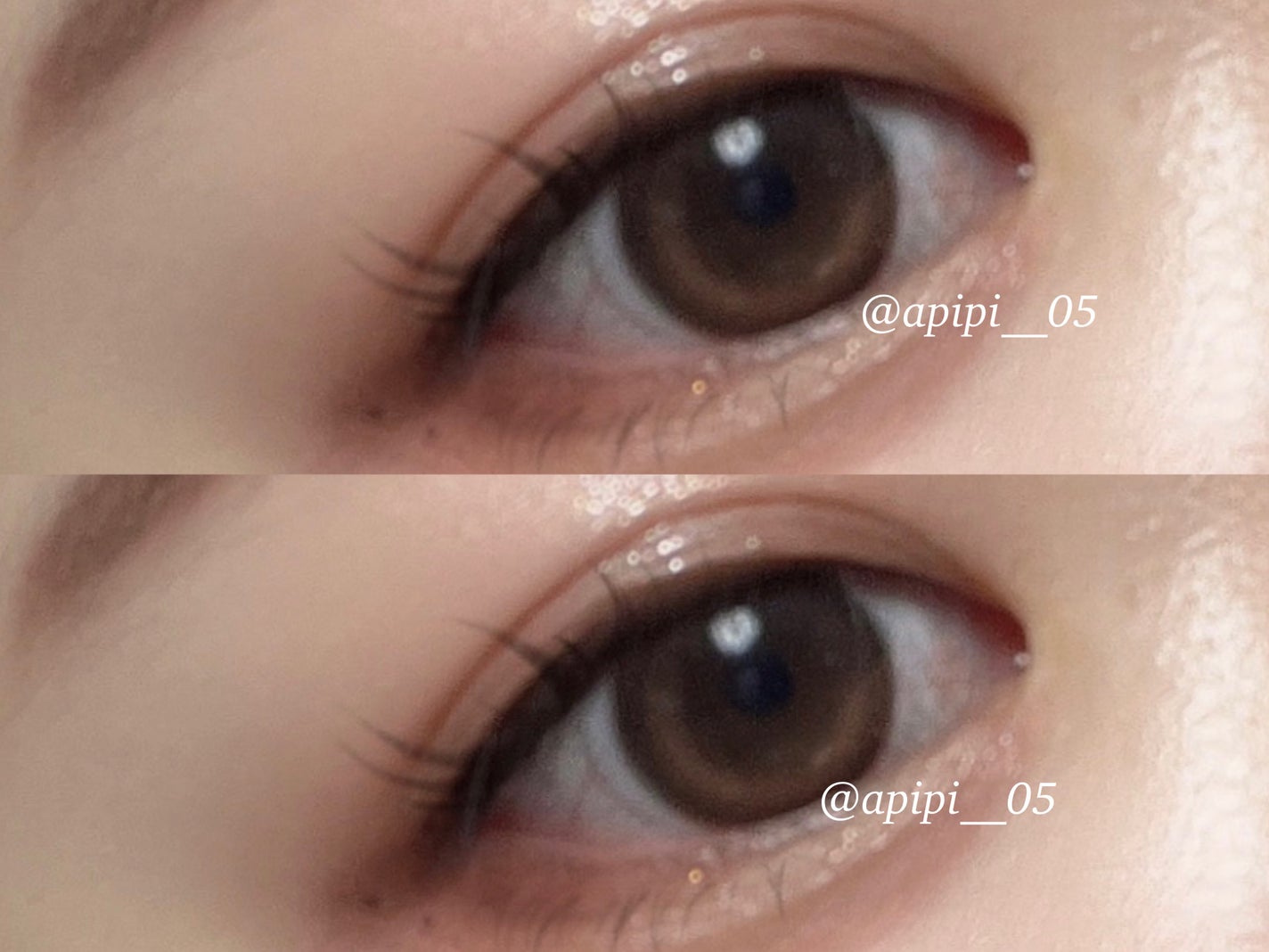 Cherry Moon 1day/OLENS/カラーコンタクトレンズを使ったクチコミ(2枚目)