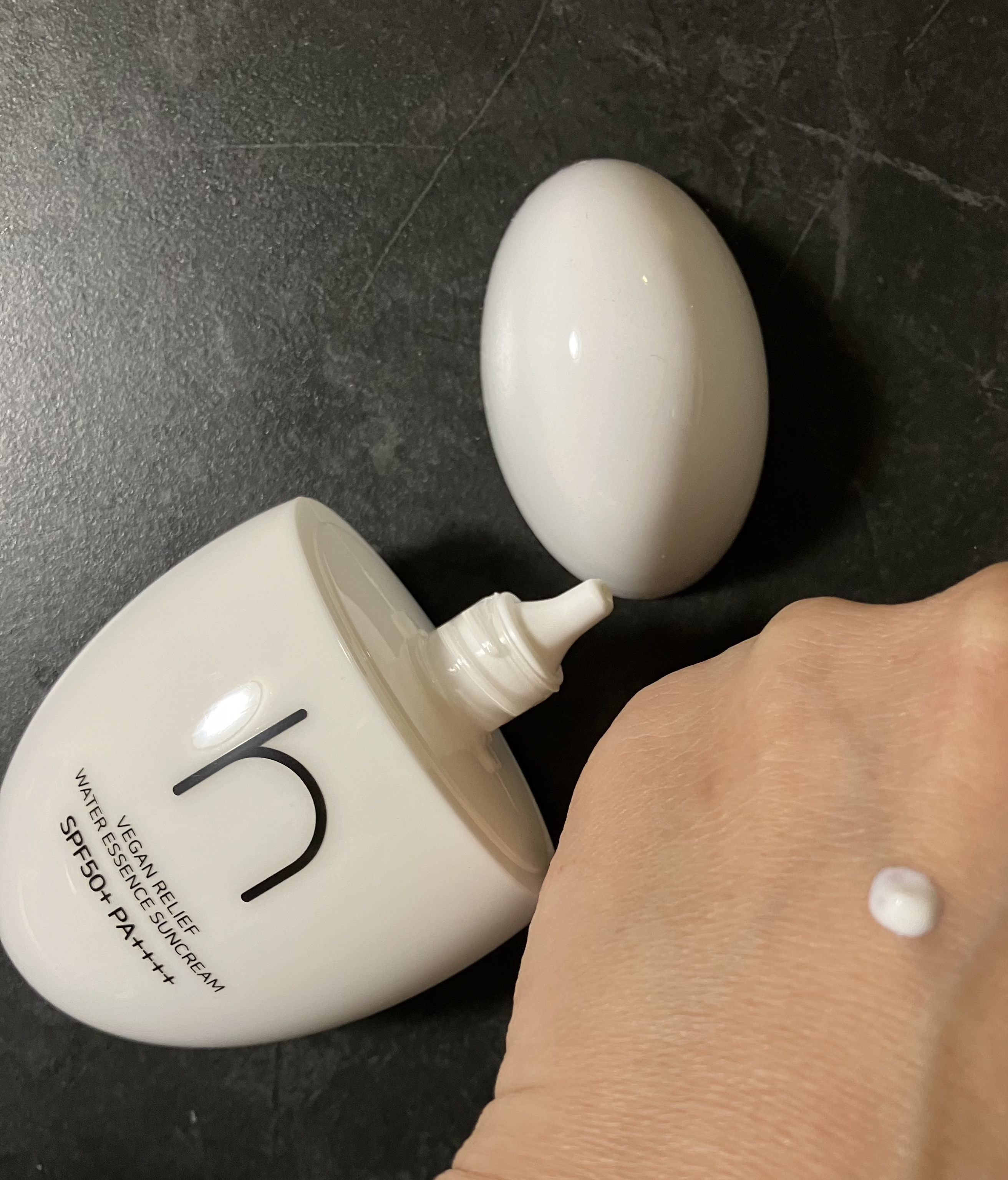 ヴィーガンアクアグロウサンセラム/HAMEL/日焼け止めローションを使ったクチコミ（3枚目）