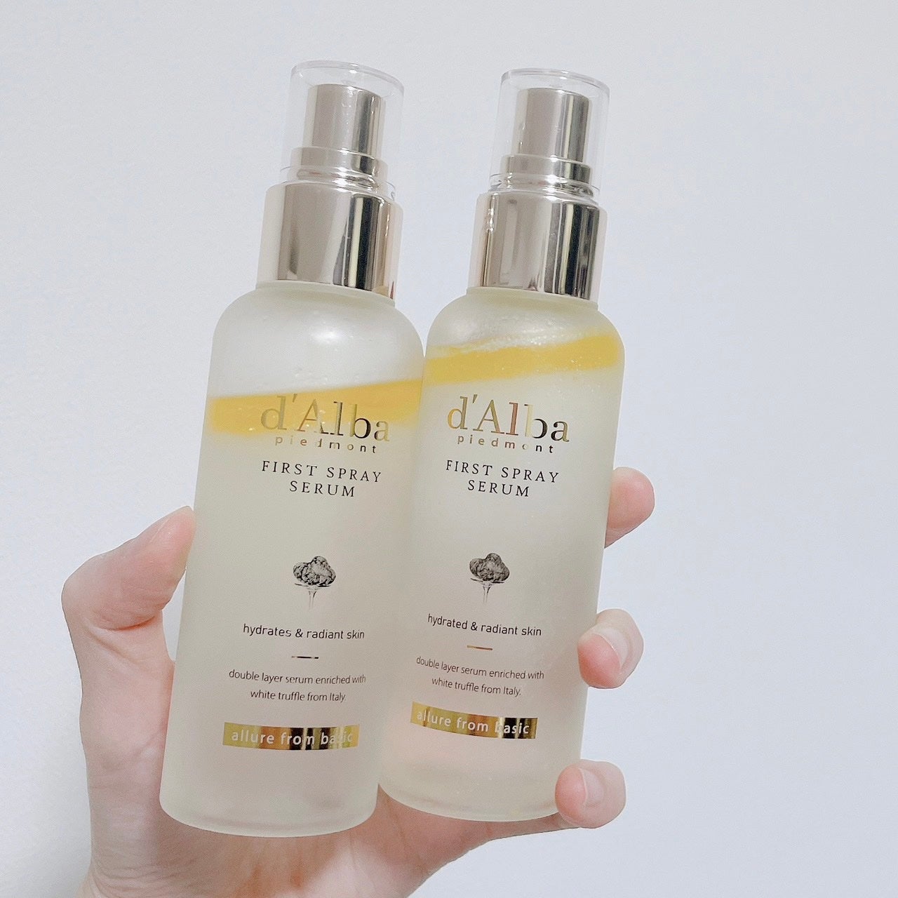 ダルバ ホワイトトリュフファーストスプレーセラム/ダルバ/ミスト状化粧水を使ったクチコミ(2枚目)