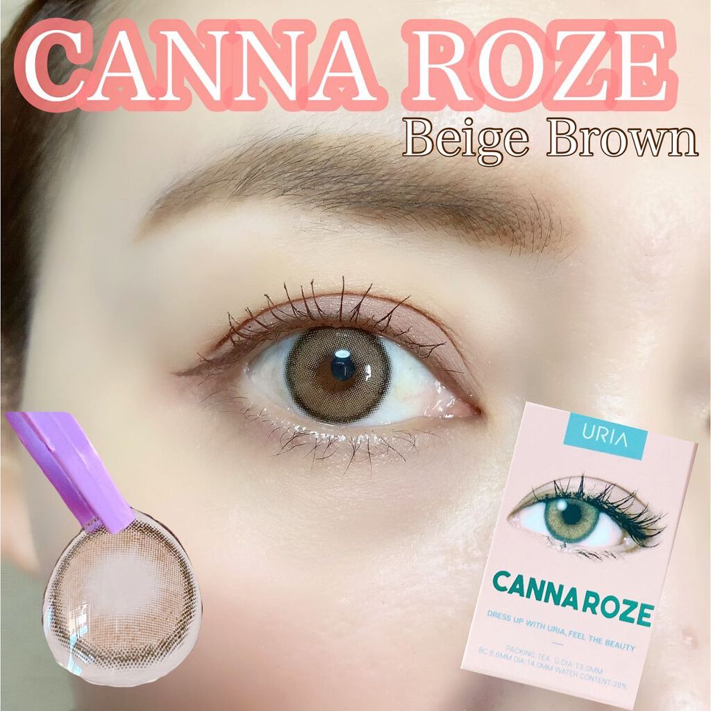 CANNA ROZE 1year/URIA i-DOL/カラーコンタクトレンズを使ったクチコミ（1枚目）