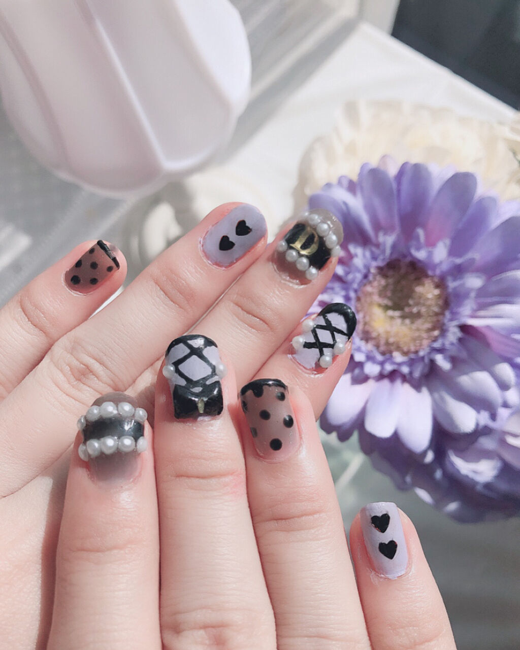 ウィンマックス ネイルアート用エナメル/DAISO/マニキュアを使ったクチコミ（2枚目）