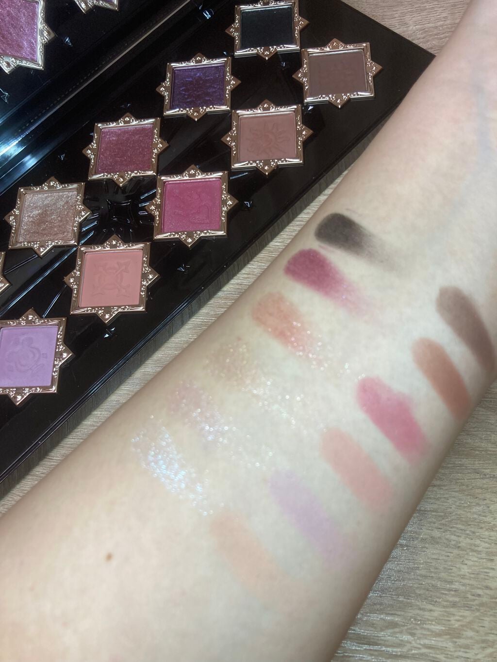 リトルエンジェル12色アイシャドウパレット/FlowerKnows/アイシャドウパレットを使ったクチコミ(3枚目)