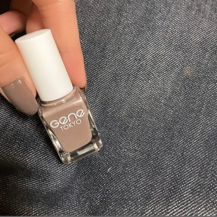 gene TOKYO ネイル ダークグレー/DAISO/マニキュアの画像