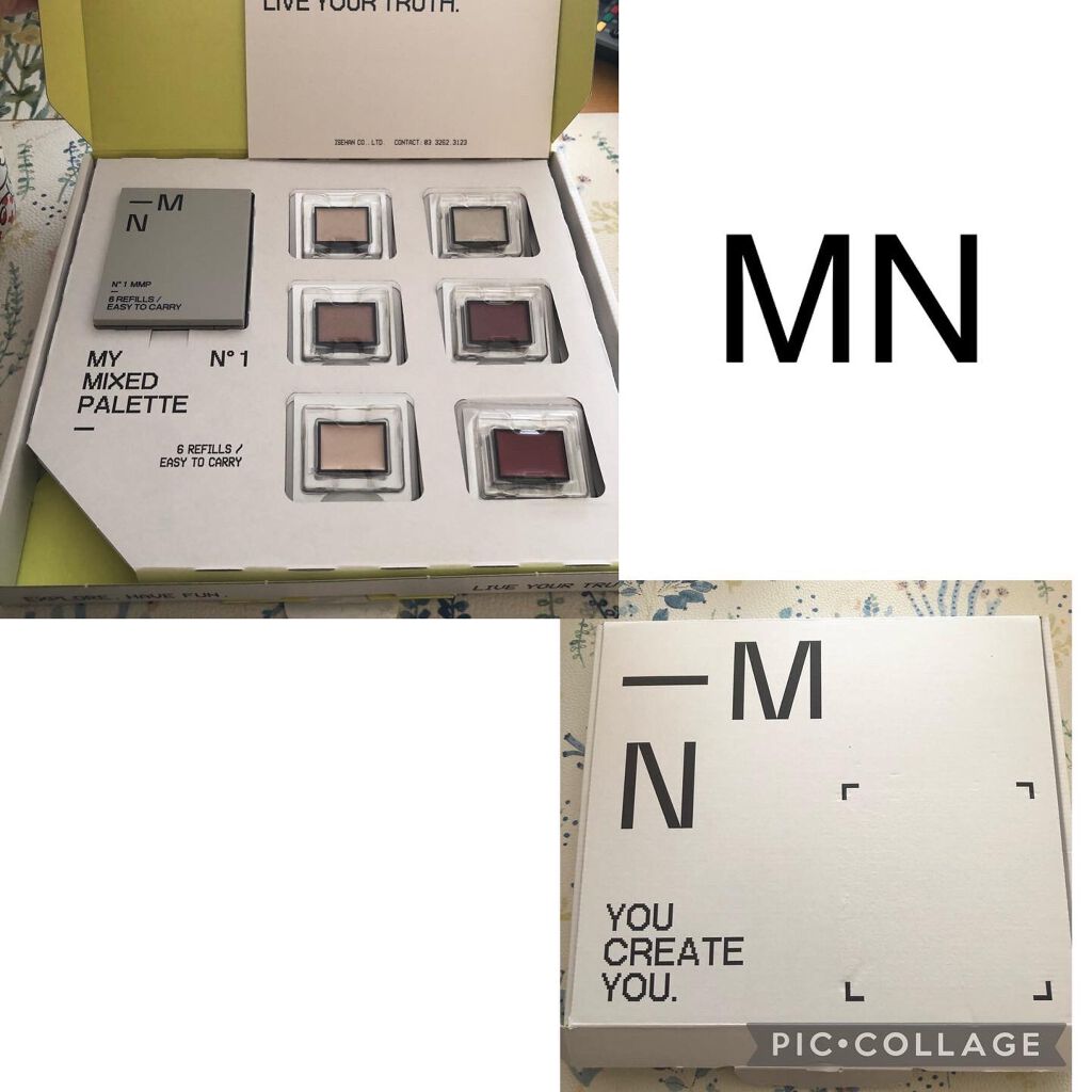 MY MIXED PALETTE 6色カスタムパレット/MN/マルチパレットを使ったクチコミ（1枚目）