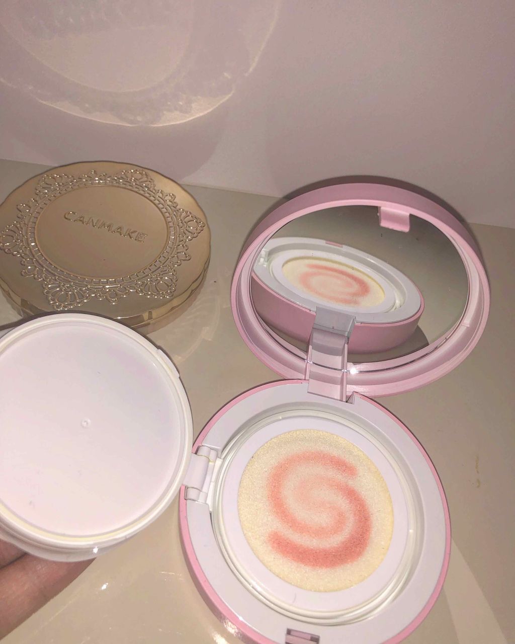 WHITE CREAMY CUSHION(ウユファンデ)/G9SKIN/化粧下地を使ったクチコミ（2枚目）