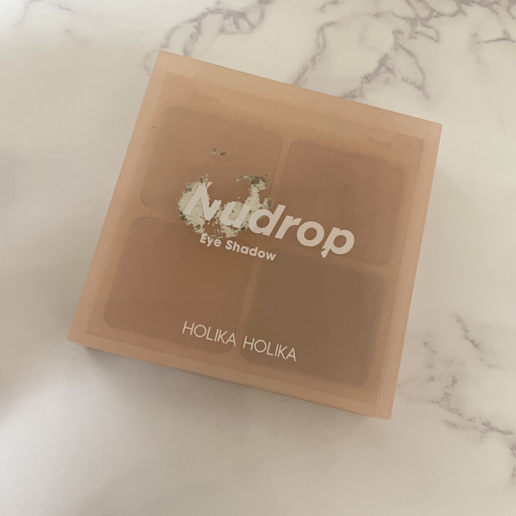 ヌードロップアイシャドウパレット/HOLIKA HOLIKA/アイシャドウパレットを使ったクチコミ（3枚目）