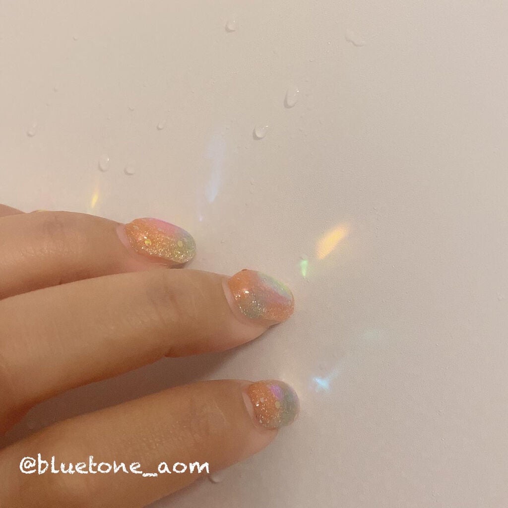 ジェルネイル(ライト対応)/セリア/ジェルネイルを使ったクチコミ(3枚目)