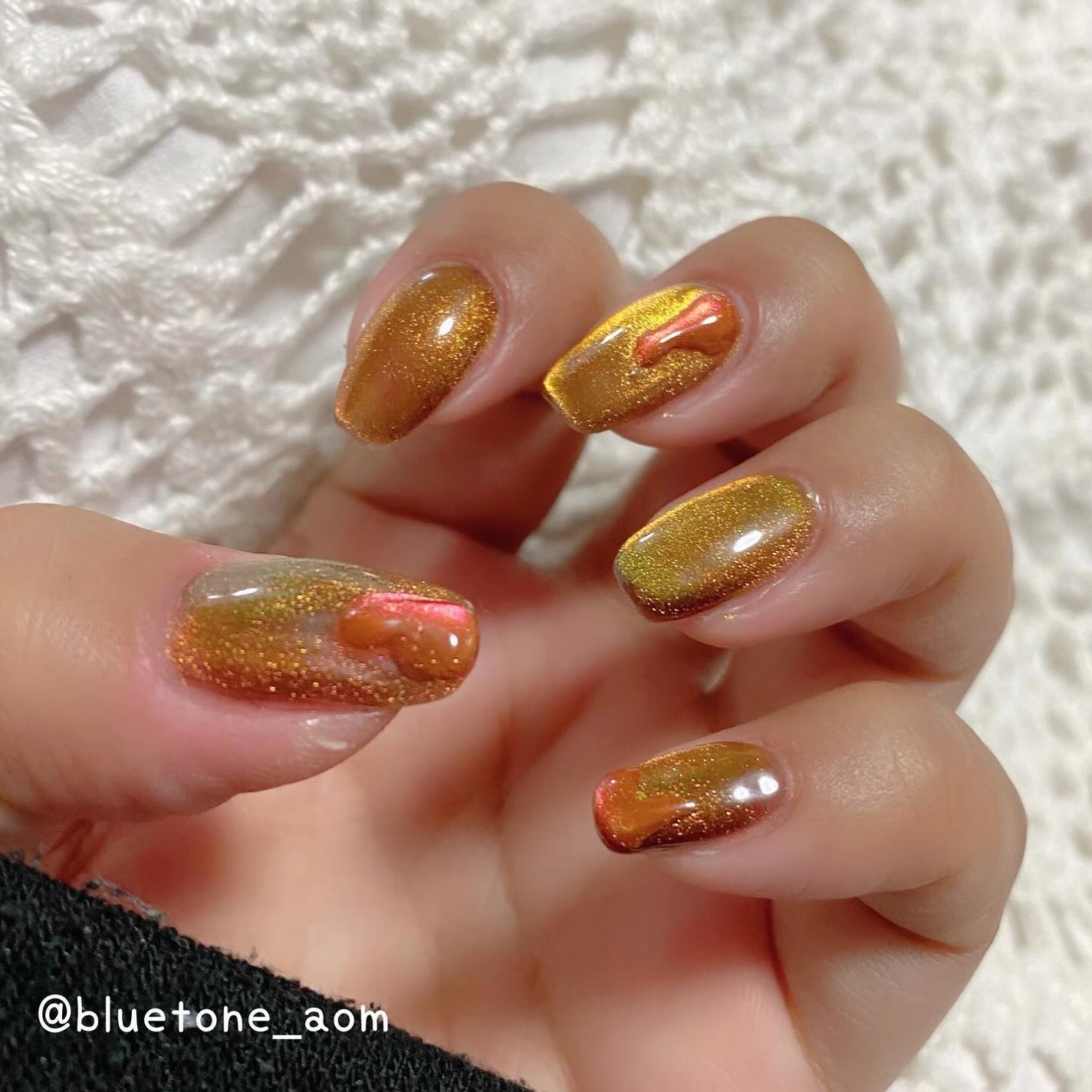 アニマルマグネットジェル/ネイル工房/ジェルネイルを使ったクチコミ(4枚目)