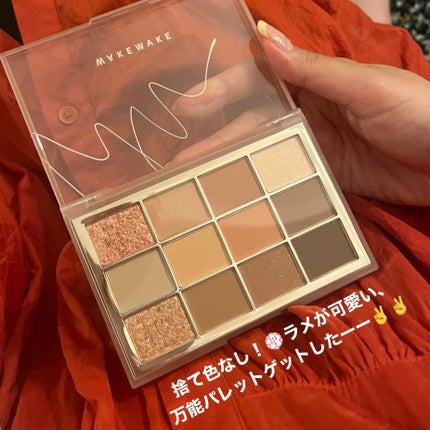 ソフトブラーリングアイパレット/wakemake/アイシャドウパレットを使ったクチコミ(1枚目)