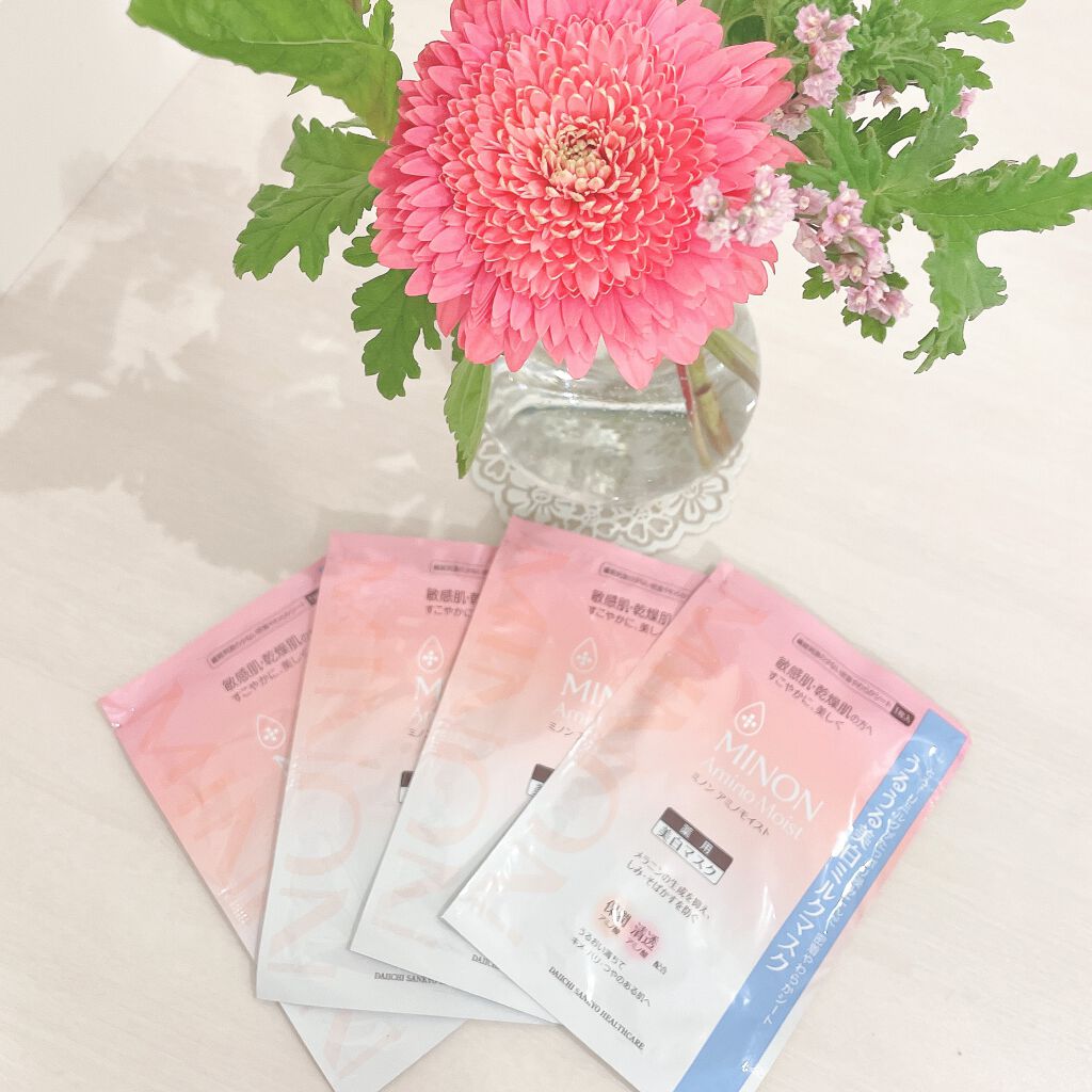 ミノン アミノモイスト うるうる美白ミルクマスク/ミノン/シートマスク・パックを使ったクチコミ(1枚目)