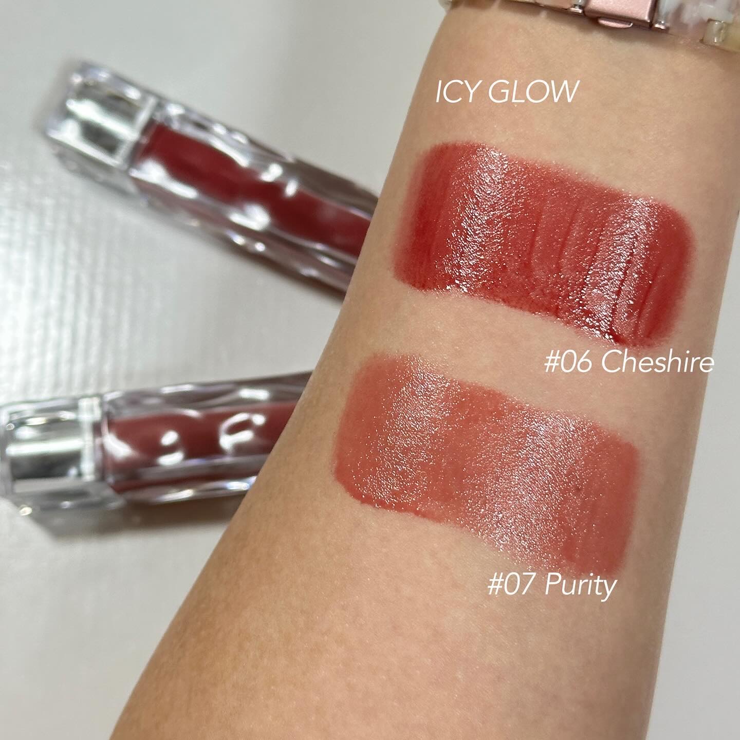 アイシーグロウティント 07 Purity/MUZIGAE MANSION/口紅を使ったクチコミ（3枚目）
