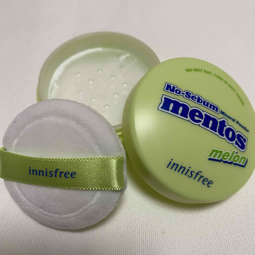 ノーセバム ミネラルパウダー LTD20 LTD203 メントス レモン/innisfree/ルースパウダーを使ったクチコミ（2枚目）