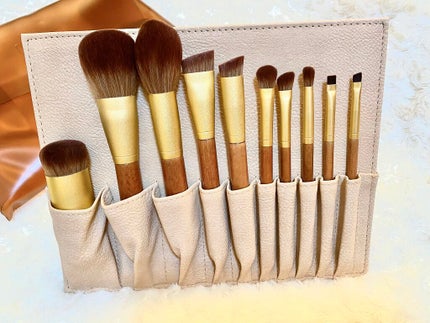 SIXPLUS X MARILYN 10本メイクアップブラシセット/SIXPLUS/メイクブラシを使ったクチコミ(1枚目)