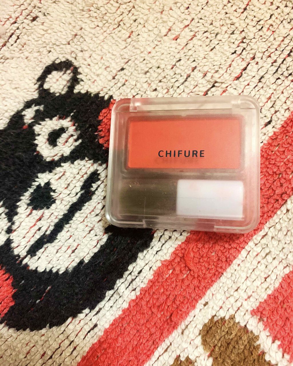 チーク カラー(ブラシ付)/ちふれ/パウダーチークを使ったクチコミ(1枚目)