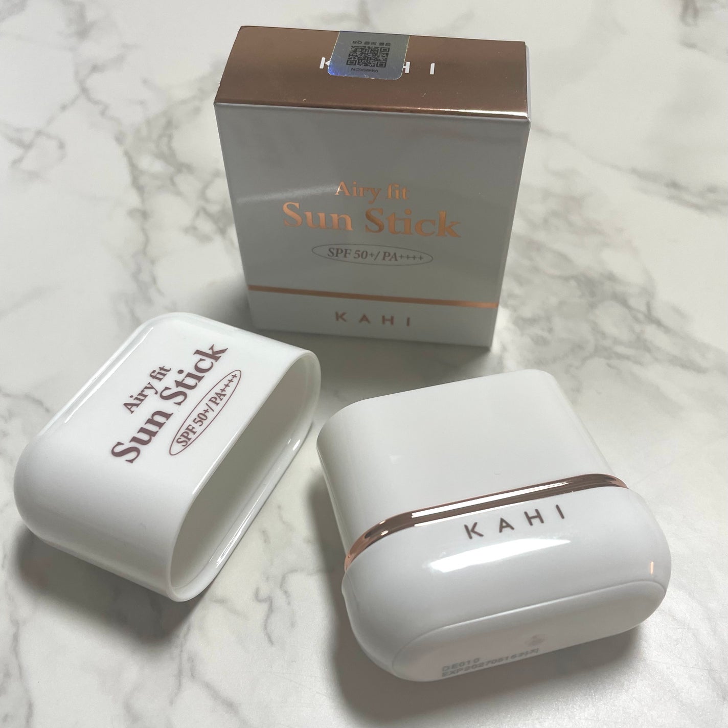 エアリーフィットサンスティック/KAHI/日焼け止めスティックを使ったクチコミ(2枚目)