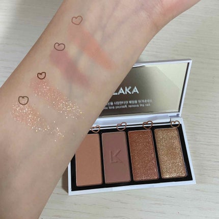 ジャストアイパレット/Laka/アイシャドウパレットを使ったクチコミ(2枚目)