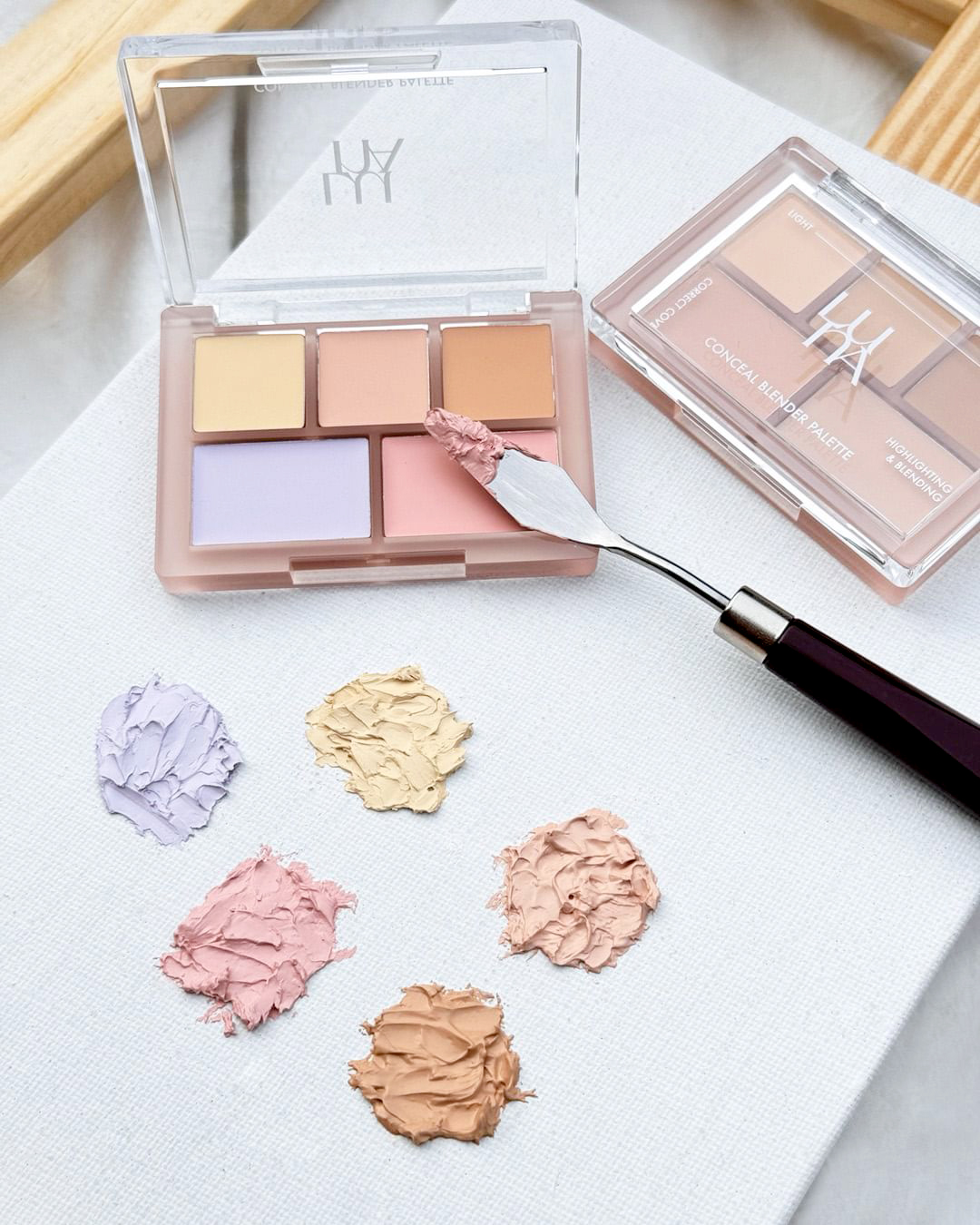 コンシールブレンダーパレット/LUNA/パレットコンシーラーを使ったクチコミ（1枚目）